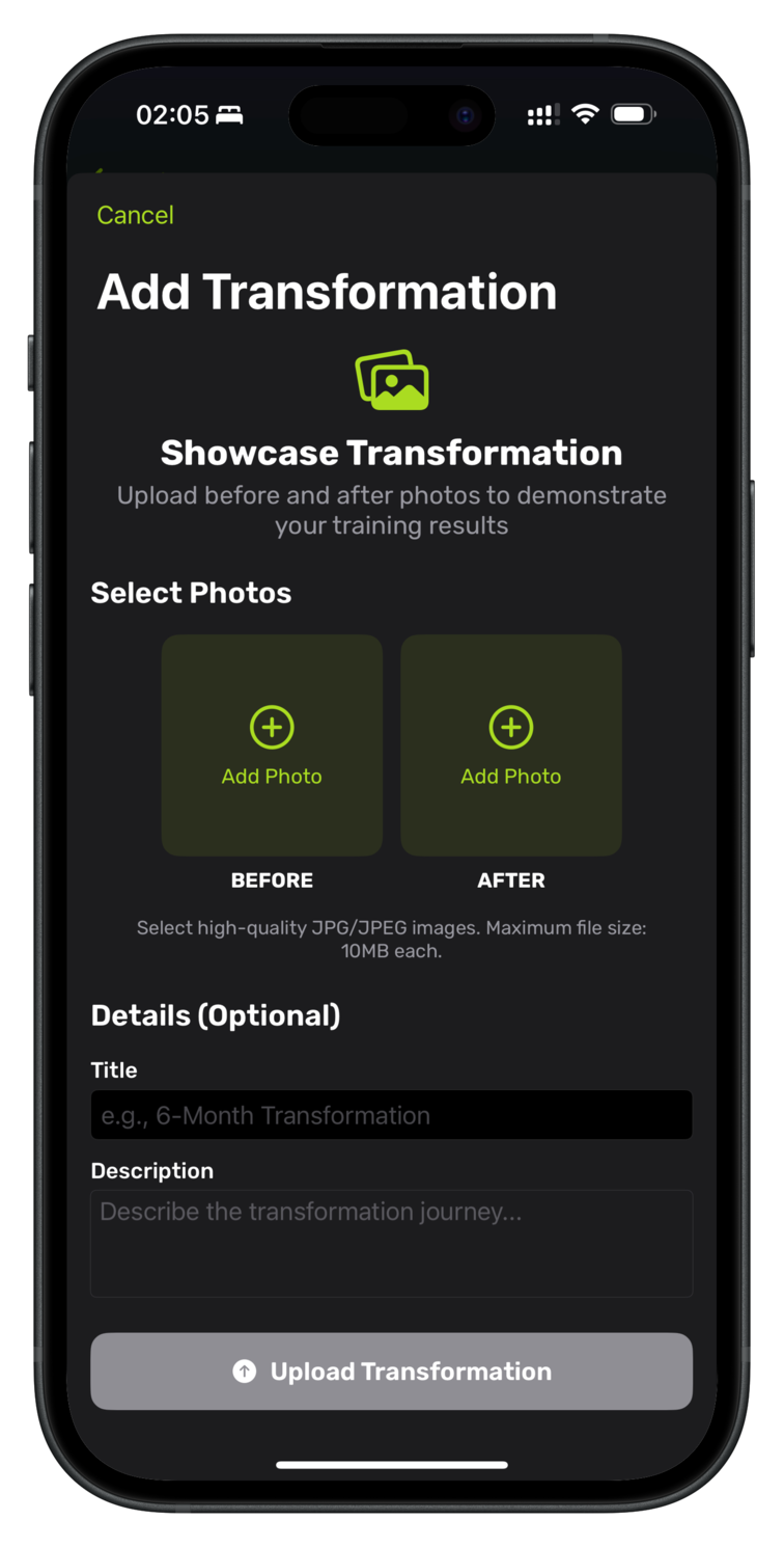 Before & After Transformations